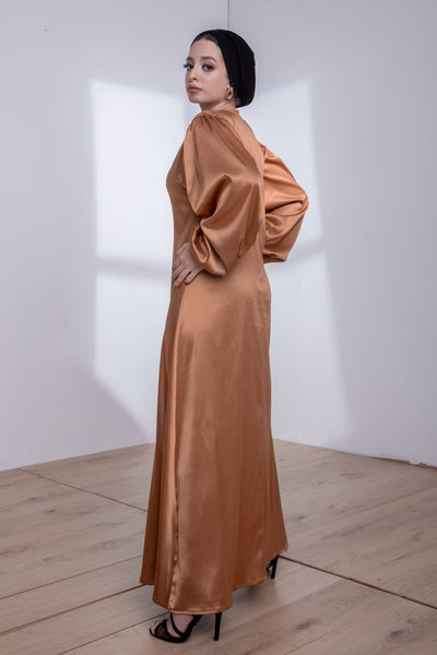 The Venus Dress - Caramel